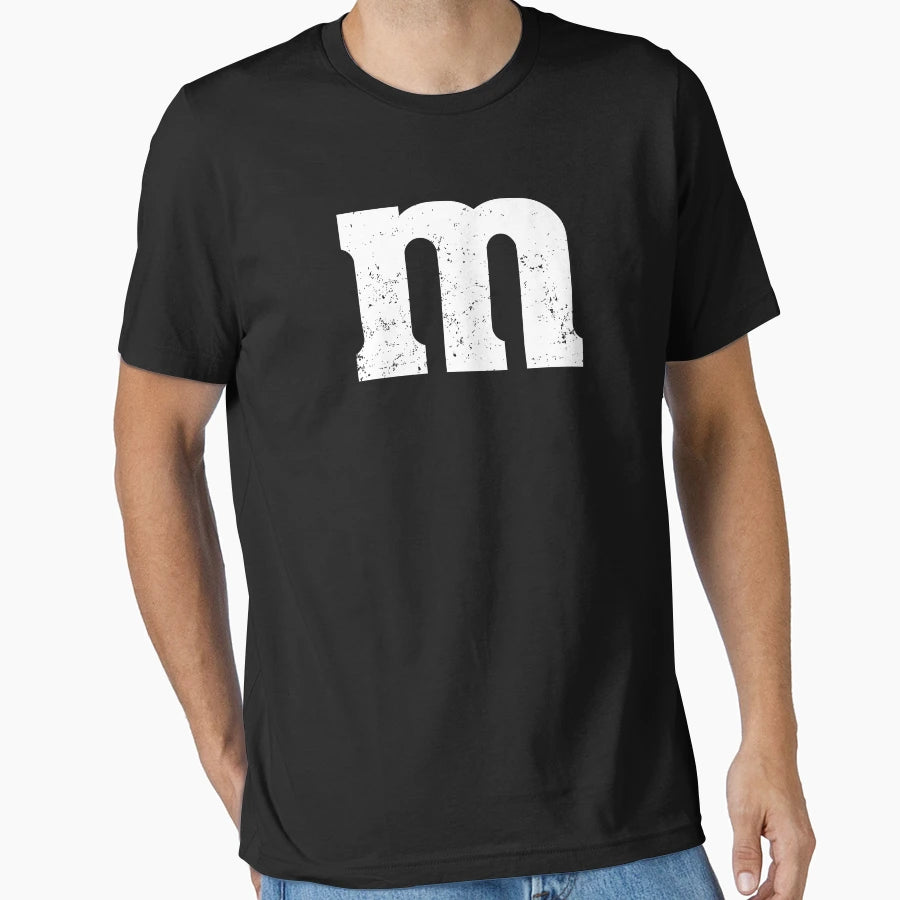 Letter M T-Shirt - Graphic Print Men Women - T-Shirt, Sweatshirt, Hoodie