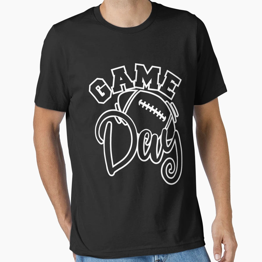 Game Day Girlfriend Football T-Shirt - Casual Everyday Wear Men Women - T-Shirt, Sweatshirt, Hoodie