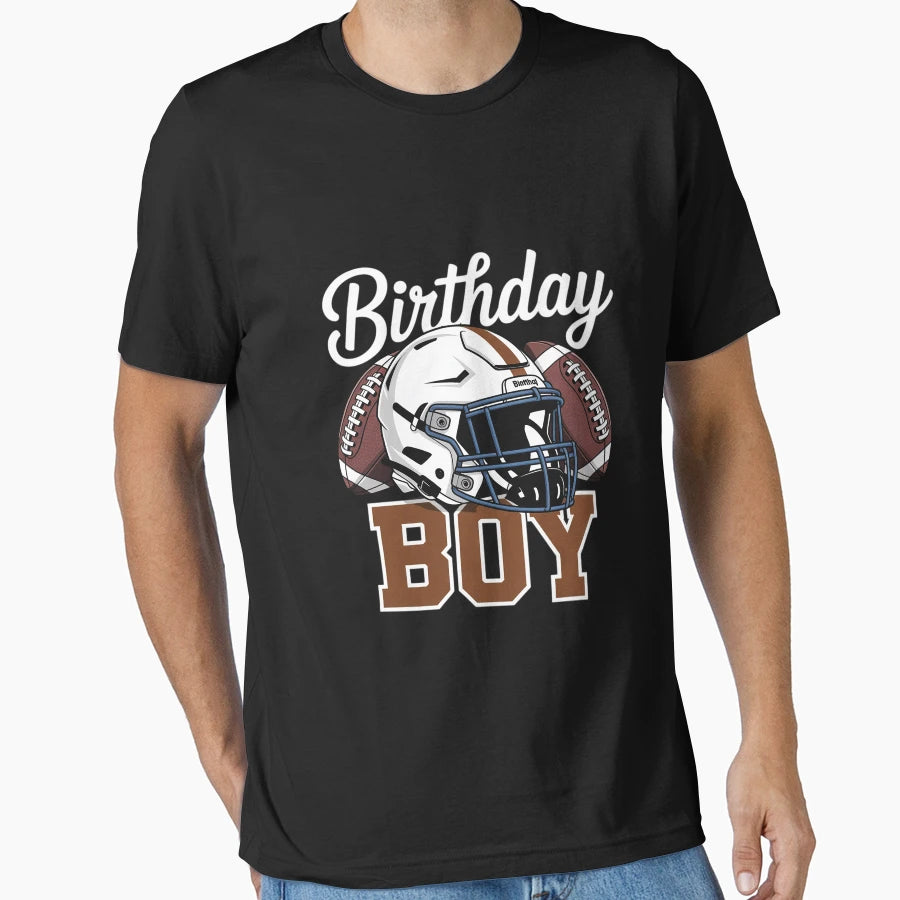 Birthday Football Birthday Party T-Shirt - Unique Graphic for Adults - T-Shirt, Sweatshirt, Hoodie