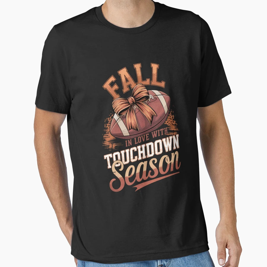Fall Football Season T-Shirt - Aesthetic Graphic for Adults - T-Shirt, Sweatshirt, Hoodie