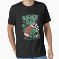 Coquette Bow Football Game Day Football T-Shirt - Graphic Print for Adults - T-Shirt, Sweatshirt, Hoodie