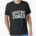 Assistant Soccer Coach T-Shirt - Minimalist Print Men Women - T-Shirt, Sweatshirt, Hoodie