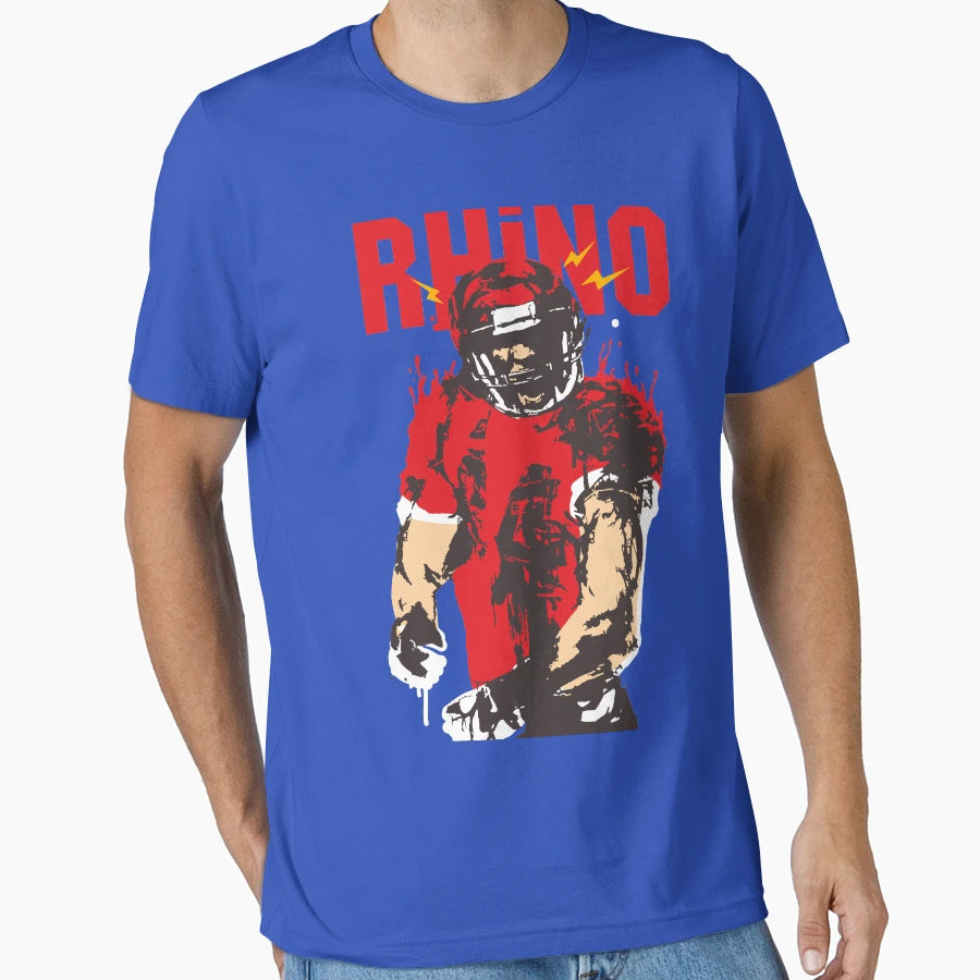 Blooded Rhino T-Shirt - Custom Art Print Men Women - T-Shirt, Sweatshirt, Hoodie