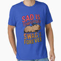 Sad Is Temporary Swag Forever Funny Capybara Design - Adult & Kids T-Shirts, Sweatshirts & Hoodies apparel design preview 1