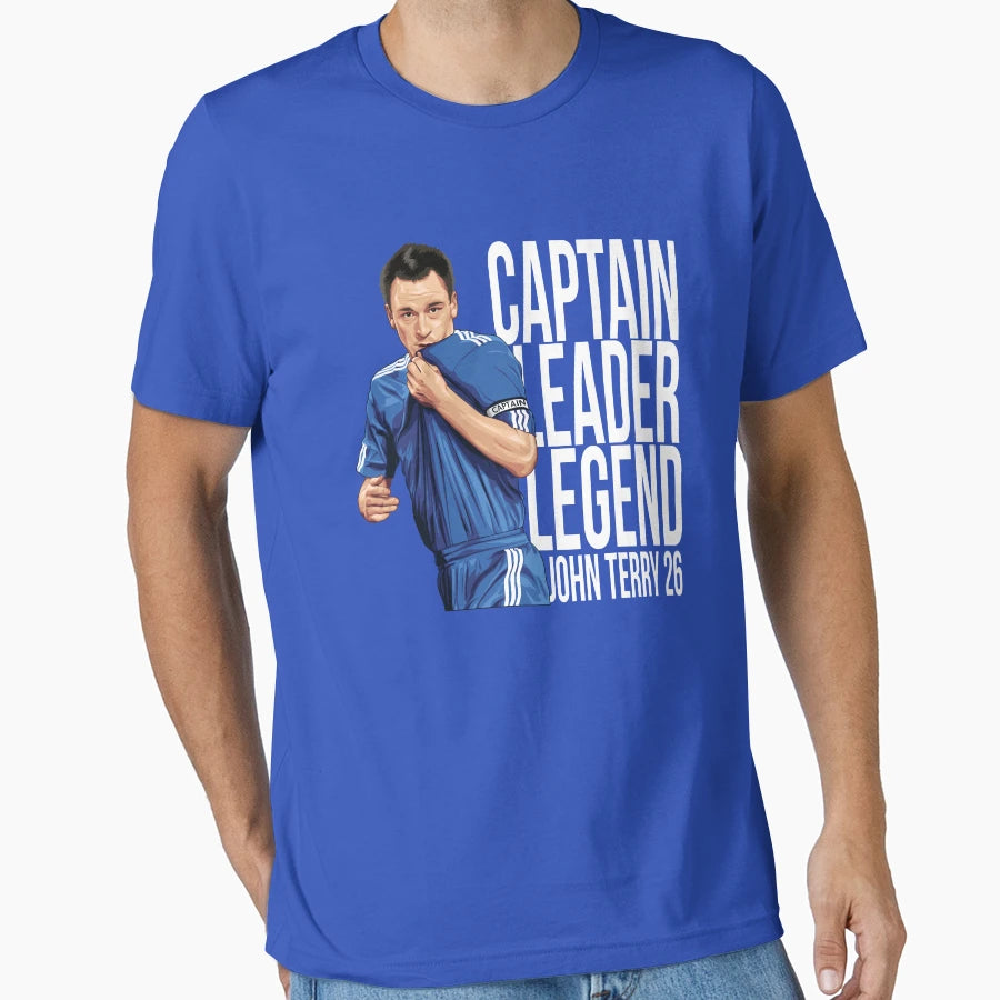John Terry Captain Leader Legend T-Shirt - Custom Art Print Unisex - T-Shirt, Sweatshirt, Hoodie