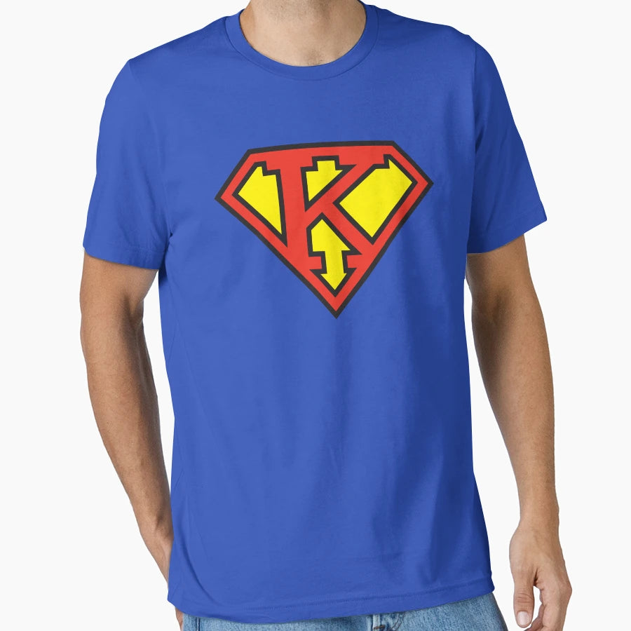 Super Initials K T-Shirt - Trendy Graphic for Adults - T-Shirt, Sweatshirt, Hoodie