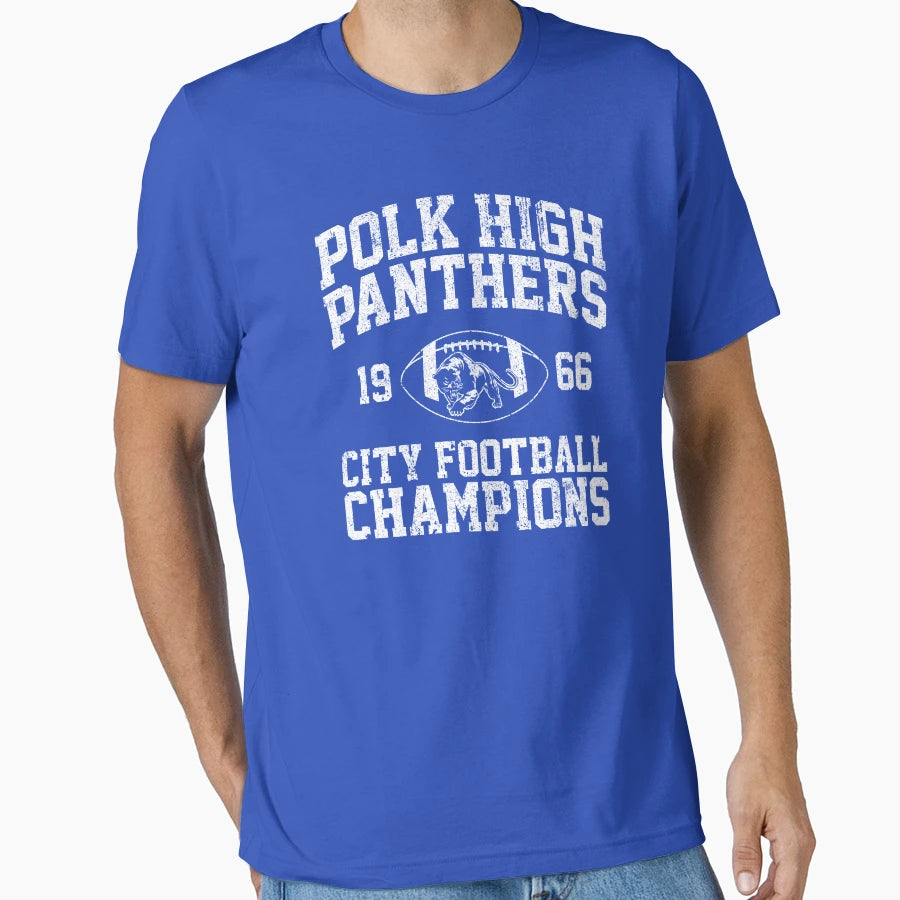 Polk High City Football Champs T-Shirt - Minimalist Print for Adults - T-Shirt, Sweatshirt, Hoodie