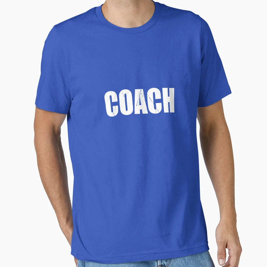 Coach Halloween Costume Party Funny T-Shirt - Graphic Print for Adults - T-Shirt, Sweatshirt, Hoodie