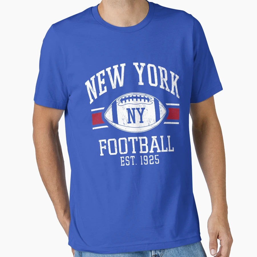 New York Football Team Ny Giants T-Shirt - Custom Art Print Unisex - T-Shirt, Sweatshirt, Hoodie