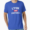 Lyon Football Athletic College 1 Color T-Shirt - Custom Art Print Unisex - T-Shirt, Sweatshirt, Hoodie
