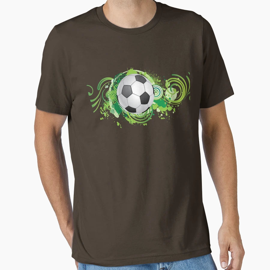 Dynamic Football T-Shirt - Unique Graphic for Adults - T-Shirt, Sweatshirt, Hoodie