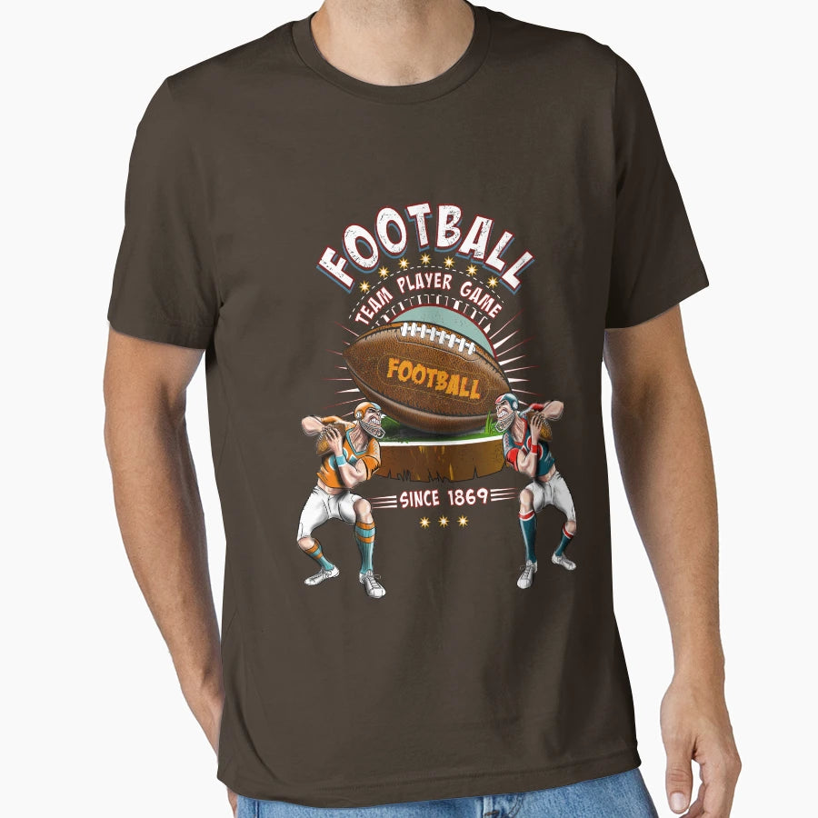 American Football Player T-Shirt - Graphic Print Unisex - T-Shirt, Sweatshirt, Hoodie