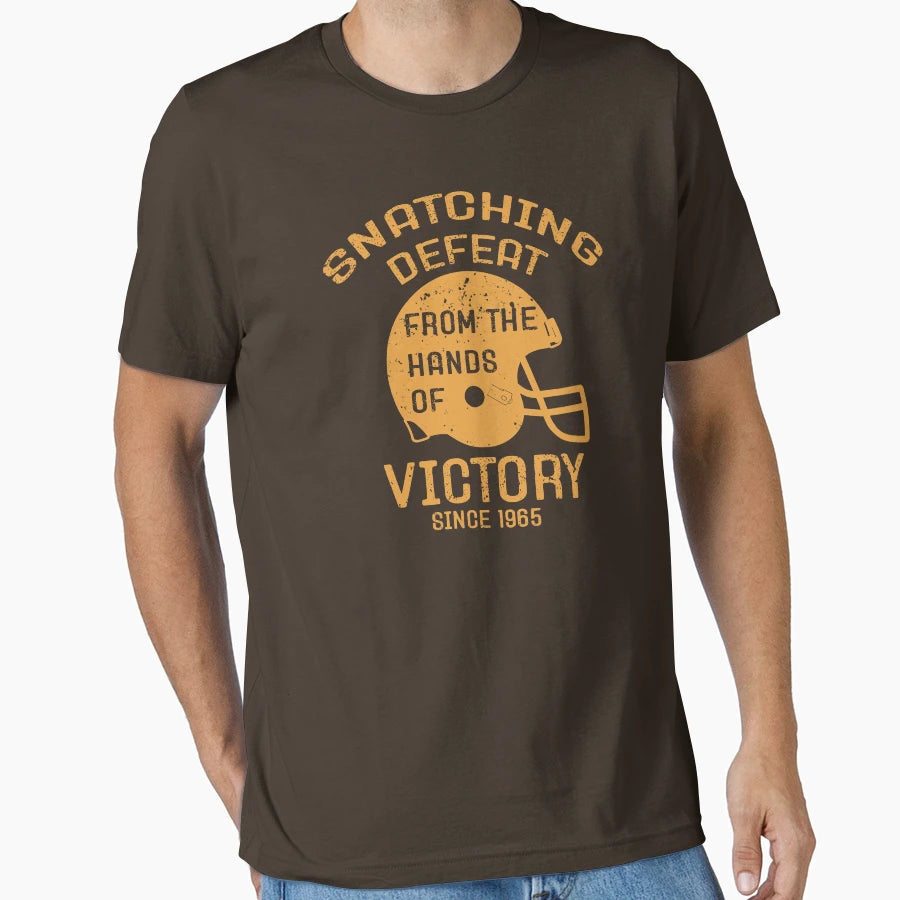 Cleveland Football Snatching Victory T-Shirt - Graphic Print Unisex - T-Shirt, Sweatshirt, Hoodie