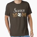 Soccer Mom Leopard T-Shirt - Unique Graphic for Adults - T-Shirt, Sweatshirt, Hoodie