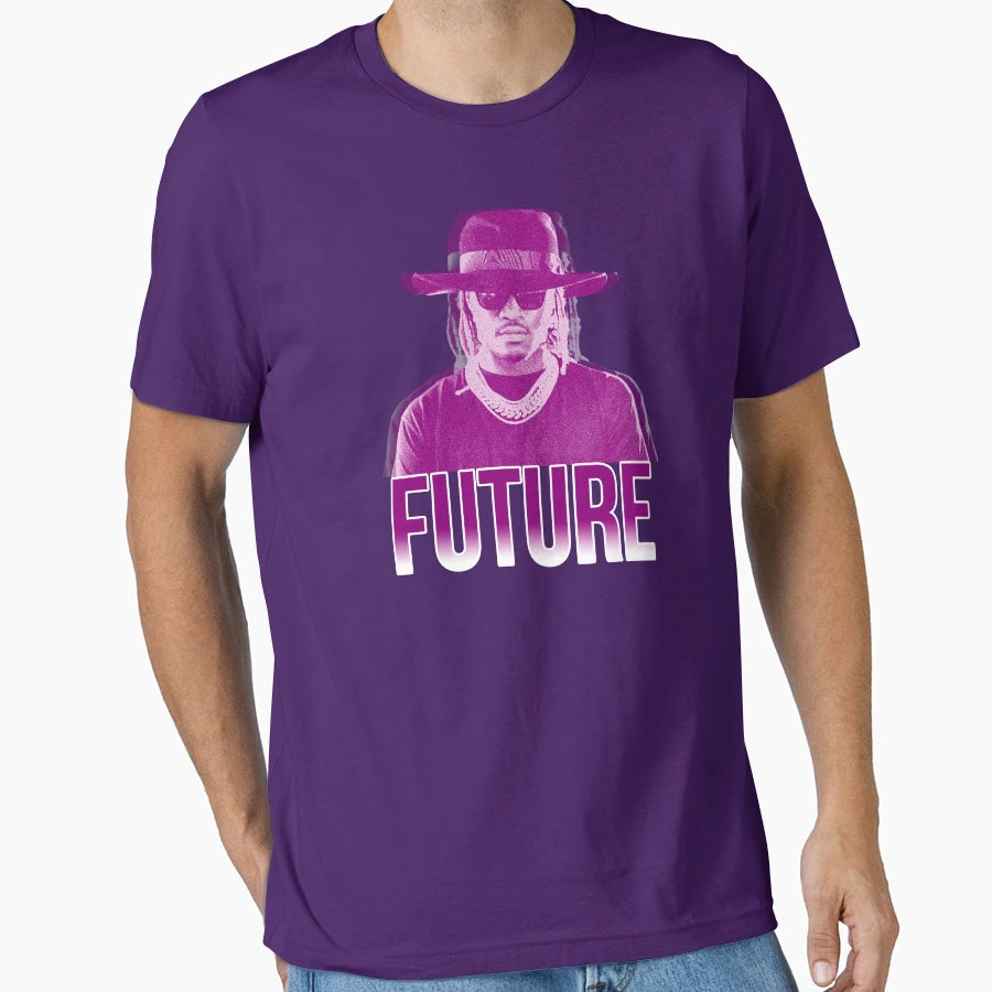 Purple Future T-Shirt - Custom Art Print Unisex - T-Shirt, Sweatshirt, Hoodie