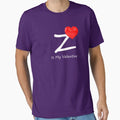 Z Is My Valentine T-Shirt - Custom Art Print Men Women - T-Shirt, Sweatshirt, Hoodie