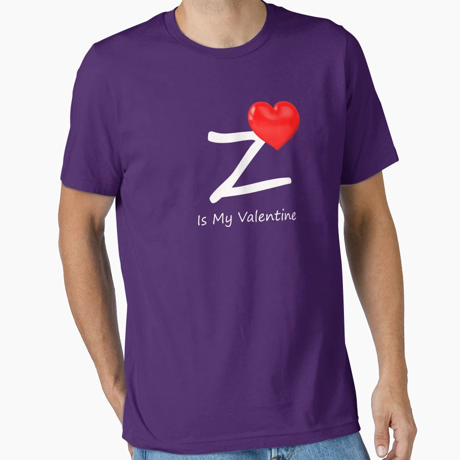 Z Is My Valentine T-Shirt - Custom Art Print Men Women - T-Shirt, Sweatshirt, Hoodie