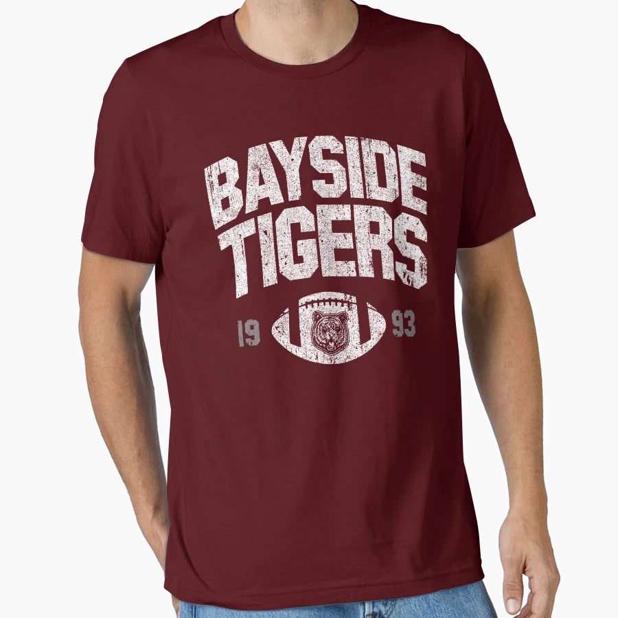 Bayside Tigers Football Variant T-Shirt - Graphic Print Unisex - T-Shirt, Sweatshirt, Hoodie