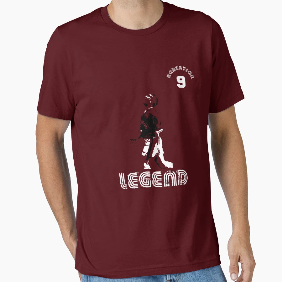 Hearts Legend John Robertson T-Shirt - Fun Novelty Design for Adults - T-Shirt, Sweatshirt, Hoodie