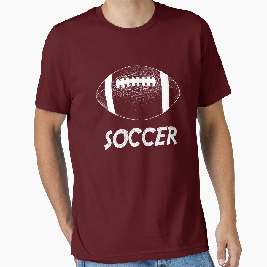 Soccer Football T-Shirt - Graphic Print Men Women - T-Shirt, Sweatshirt, Hoodie