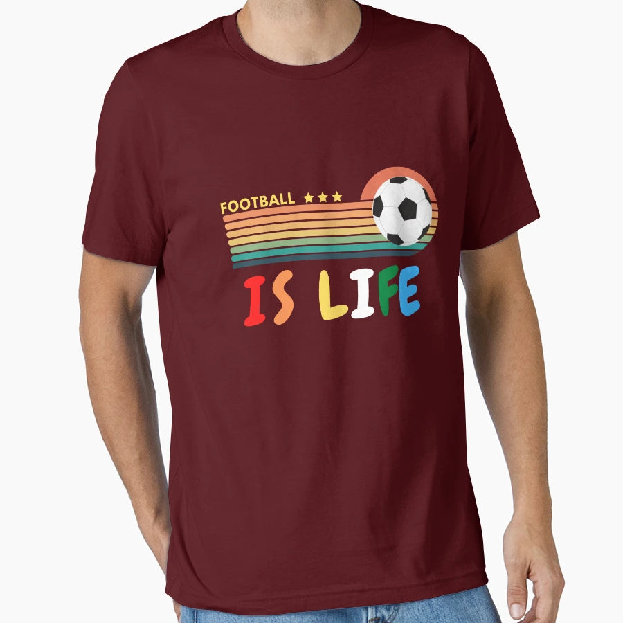 Futbol Is Life Shirts Pour Femmes Ou T-Shirt - Minimalist Print for Adults - T-Shirt, Sweatshirt, Hoodie