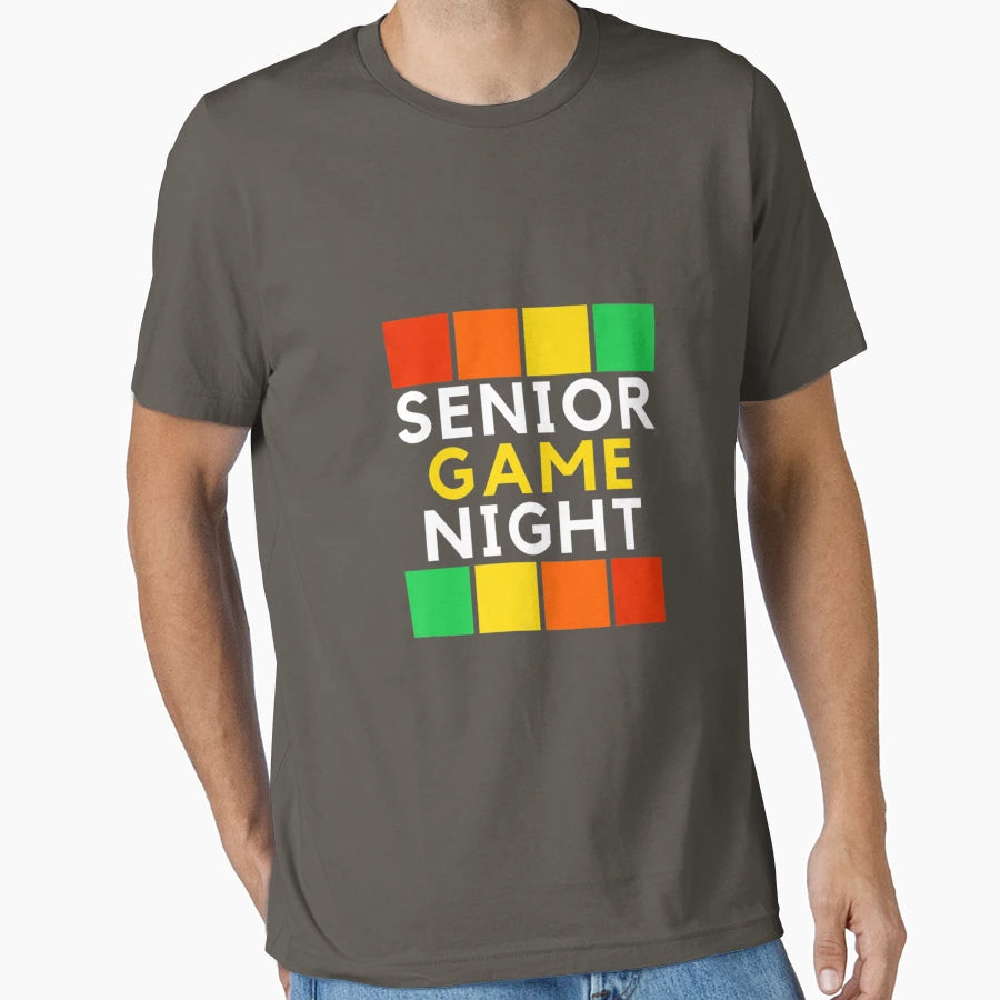Senior Game Night Fun Seniors T-Shirt - Trendy Graphic Men Women - T-Shirt, Sweatshirt, Hoodie