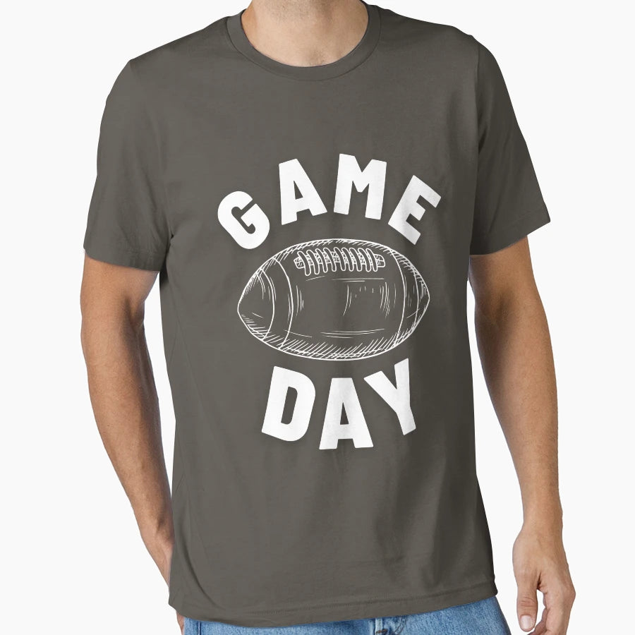 Game Day Football T-Shirt - Fun Novelty Design Men Women - T-Shirt, Sweatshirt, Hoodie