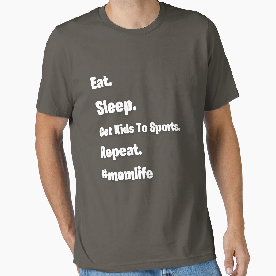 Sports Mom Mother T-Shirt - Graphic Print Men Women - T-Shirt, Sweatshirt, Hoodie