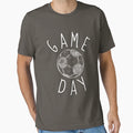 Game Day Soccer Futbol T-Shirt - Minimalist Print Men Women - T-Shirt, Sweatshirt, Hoodie