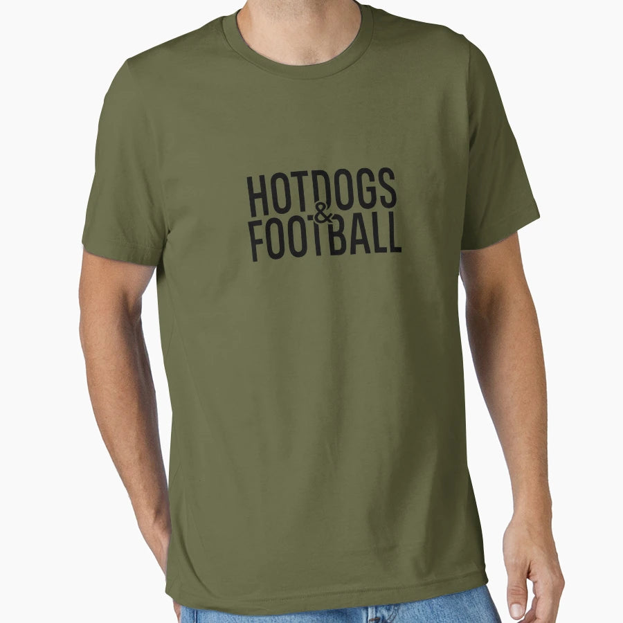 Hotdogs And Football Aa0177A T-Shirt - Unique Graphic Men Women - T-Shirt, Sweatshirt, Hoodie