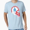 Hou Helmet Tecmo Bowl T-Shirt - Streetwear Style for Adults - T-Shirt, Sweatshirt, Hoodie
