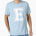 Letter E Alphabet T-Shirt - Trendy Graphic for Adults - T-Shirt, Sweatshirt, Hoodie