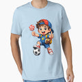 Excited Soccer And Lollipop T-Shirt - Streetwear Style for Adults - T-Shirt, Sweatshirt, Hoodie