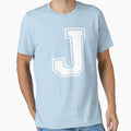 Letter J Alphabet T-Shirt - Trendy Graphic for Adults - T-Shirt, Sweatshirt, Hoodie