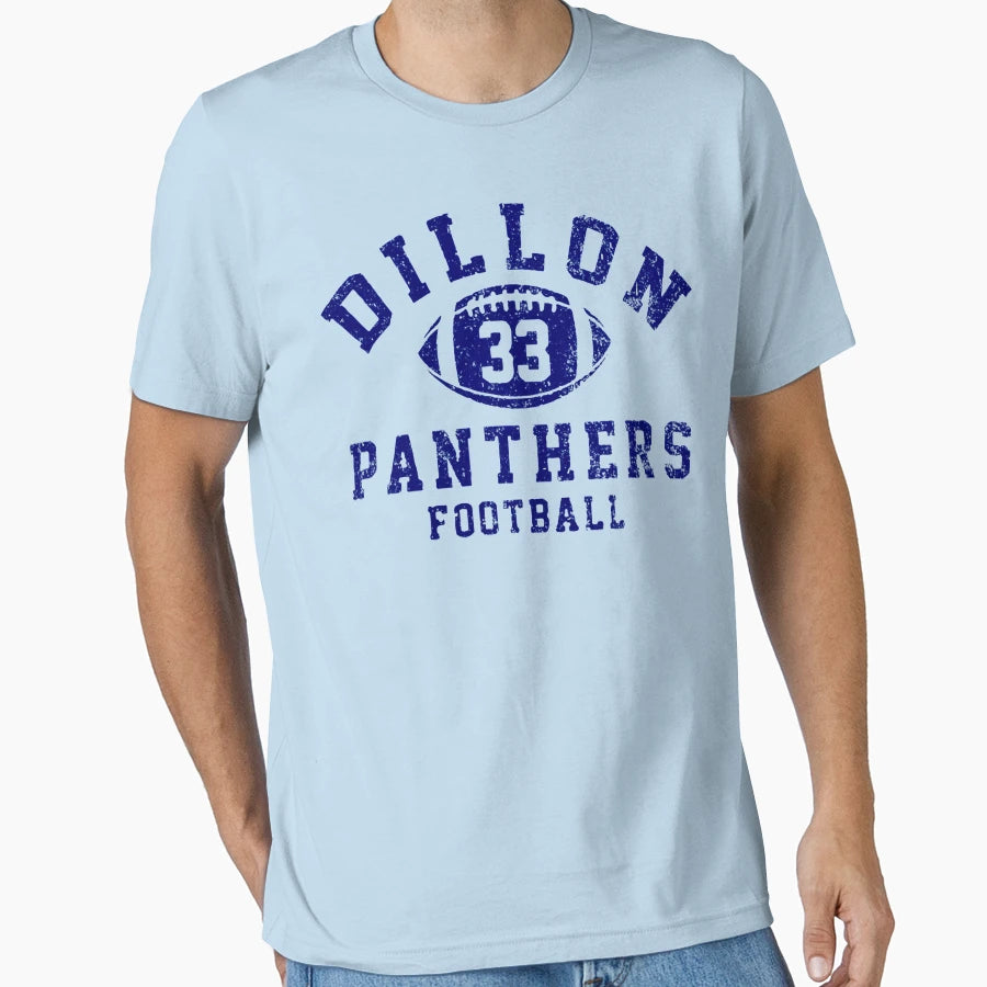Dillon Panthers Football 33 Tim T-Shirt - Fun Novelty Design for Adults - T-Shirt, Sweatshirt, Hoodie