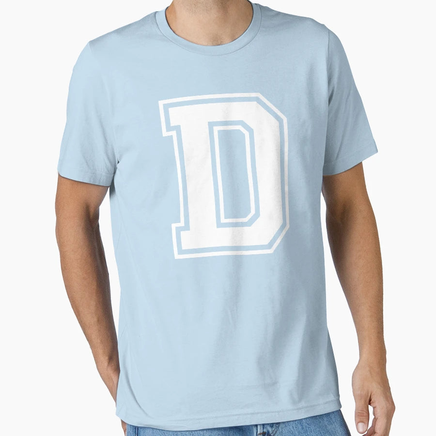Letter D Alphabet T-Shirt - Streetwear Style Men Women - T-Shirt, Sweatshirt, Hoodie