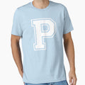 Letter P Alphabet T-Shirt - Unique Graphic for Adults - T-Shirt, Sweatshirt, Hoodie