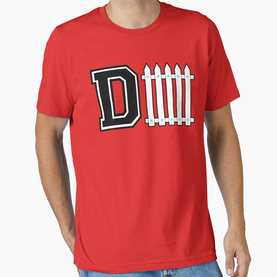D Fence T-Shirt - Minimalist Print Unisex - T-Shirt, Sweatshirt, Hoodie