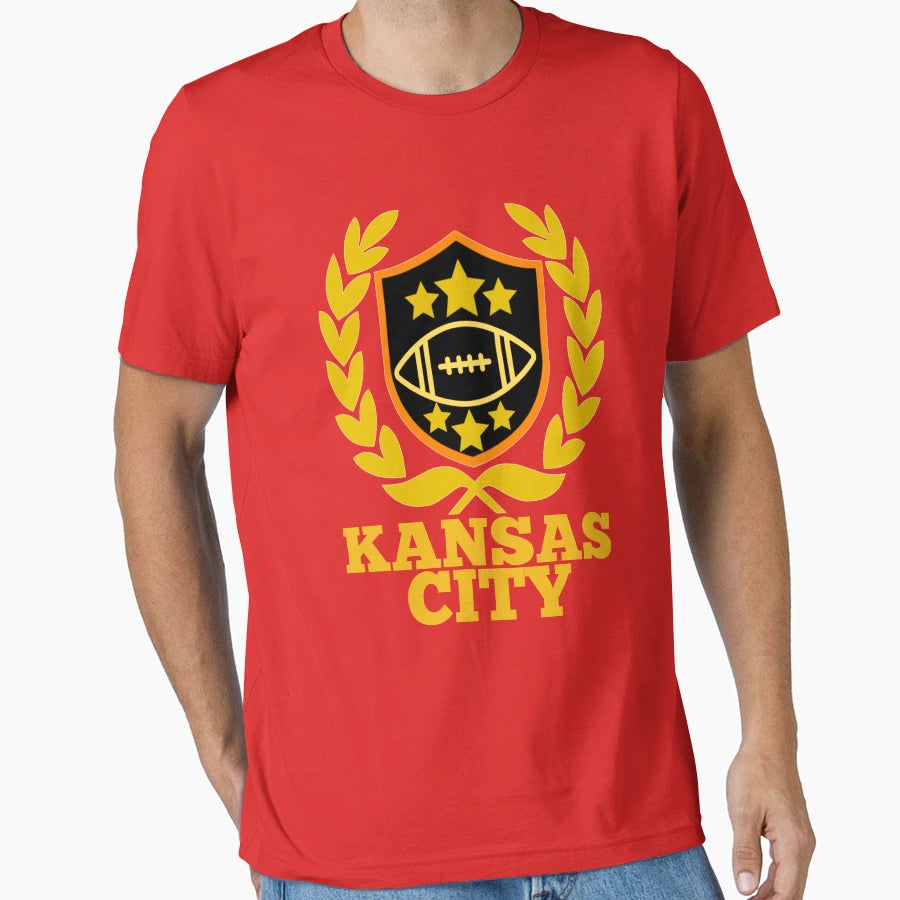 Kansas City Football T-Shirt - Casual Everyday Wear for Adults - T-Shirt, Sweatshirt, Hoodie