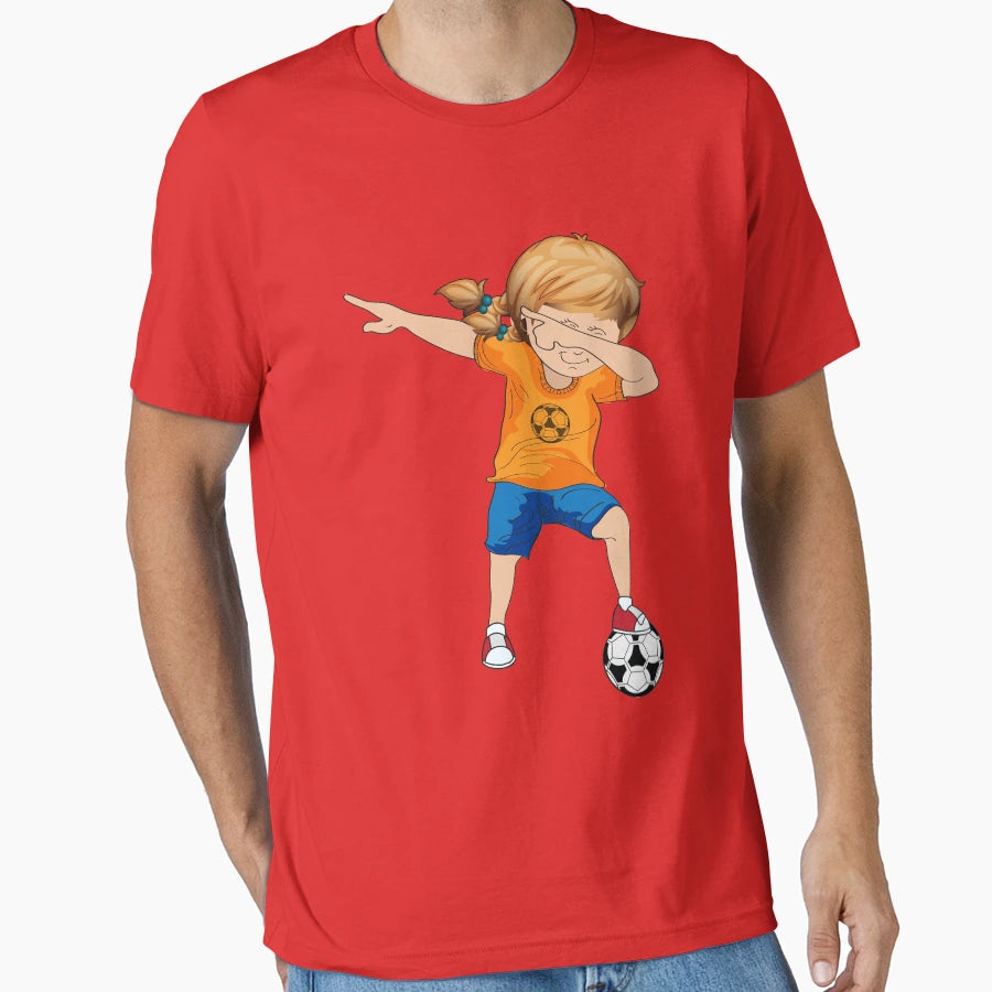 Dabbing Dab Dance Soccer T-Shirt - Unique Graphic Unisex - T-Shirt, Sweatshirt, Hoodie