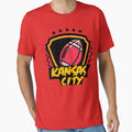 Kansas City Football T-Shirt - Custom Art Print for Adults - T-Shirt, Sweatshirt, Hoodie