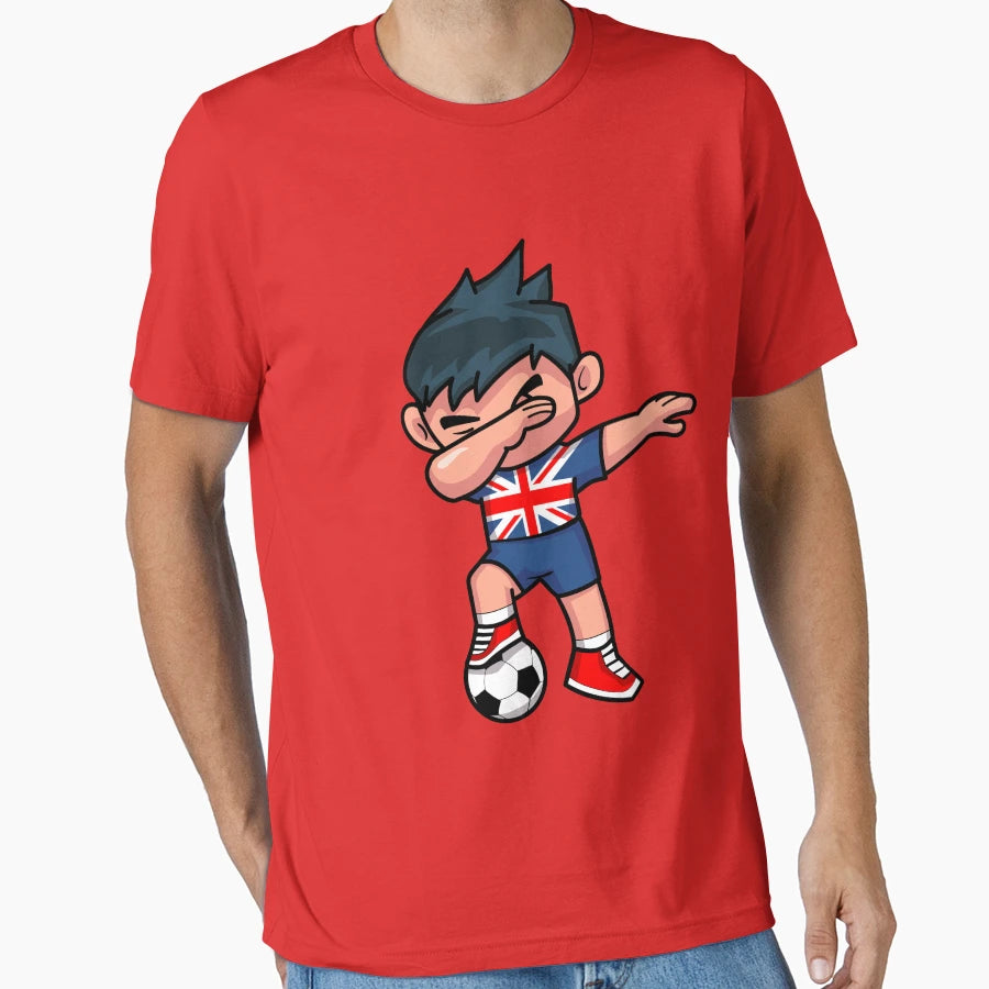 Soccer Dabbing England T-Shirt - Unique Graphic for Adults - T-Shirt, Sweatshirt, Hoodie