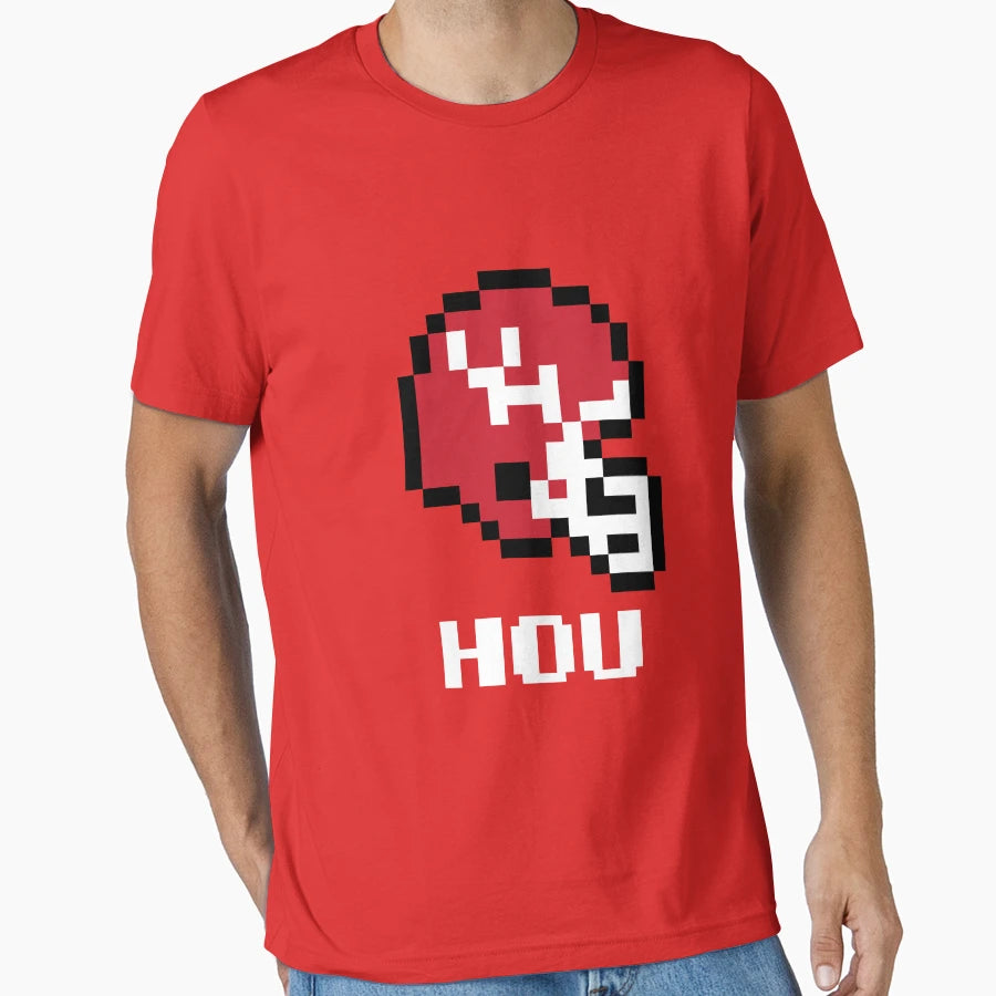Houston Cougars Tecmo Super Bowl T-Shirt - Unique Graphic for Adults - T-Shirt, Sweatshirt, Hoodie