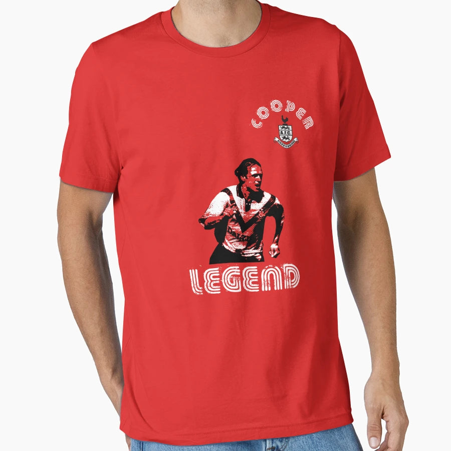 Airdrieonians Legend Stevie Cooper T-Shirt - Unique Graphic for Adults - T-Shirt, Sweatshirt, Hoodie