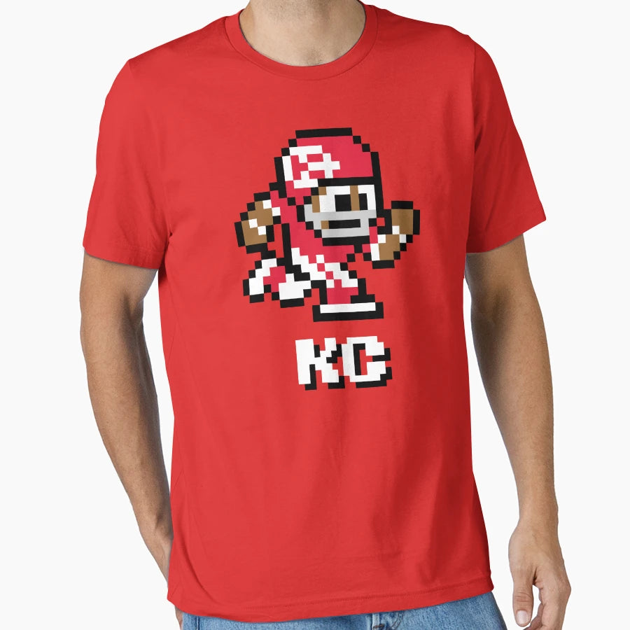 Kansas City Chiefs Tecmo Super T-Shirt - Fun Novelty Design for Adults - T-Shirt, Sweatshirt, Hoodie