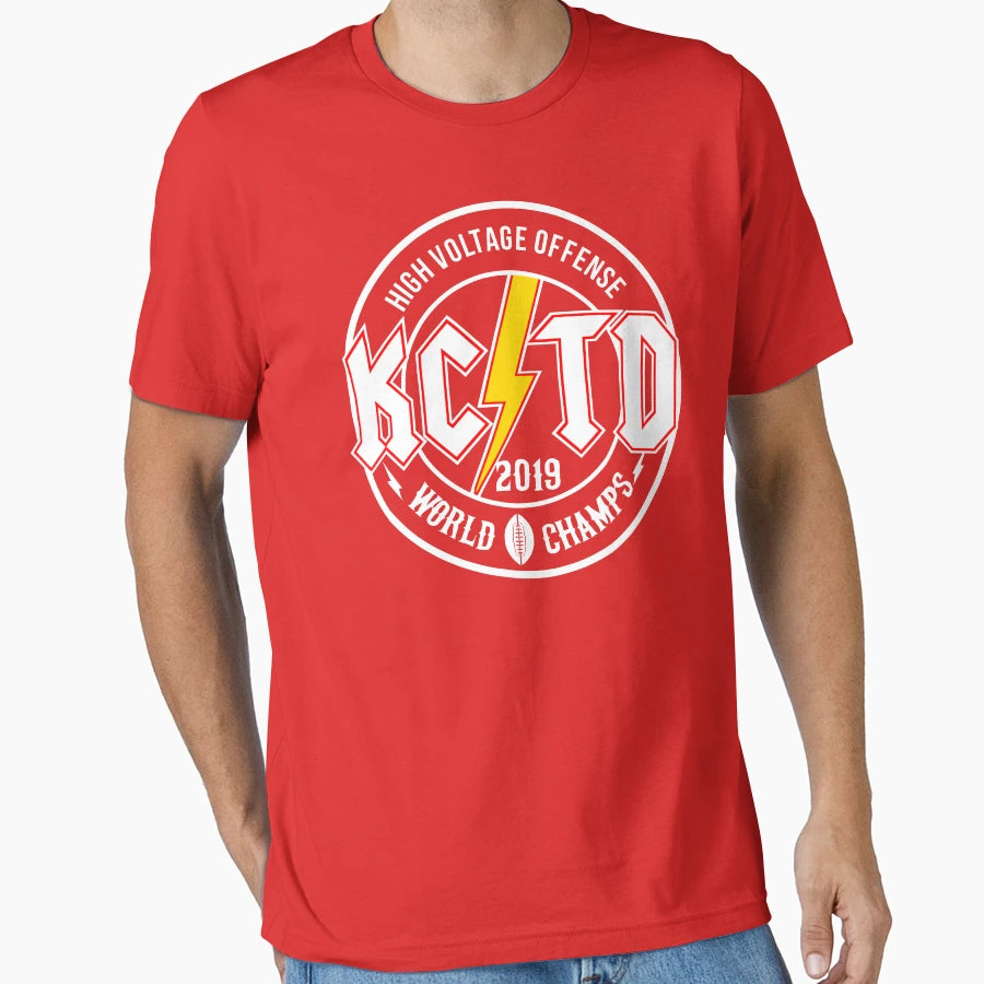Kc Td Kansas City Touchdown T-Shirt - Minimalist Print for Adults - T-Shirt, Sweatshirt, Hoodie