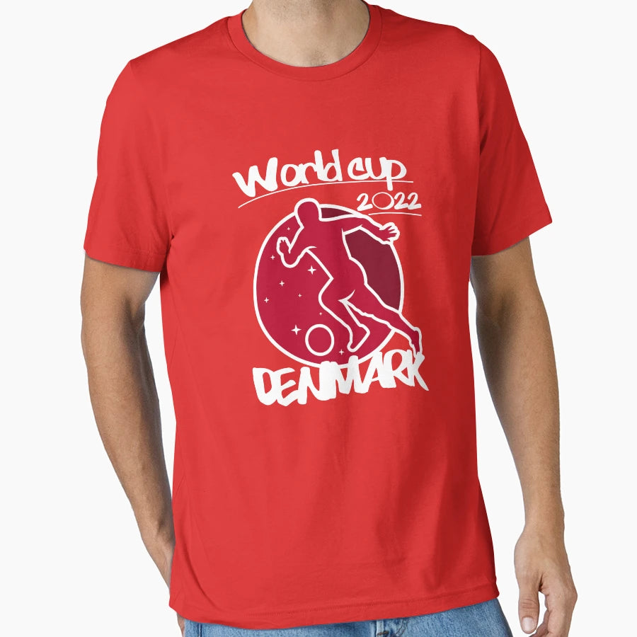 Denmark World Cup 2022 T-Shirt - Casual Everyday Wear Men Women - T-Shirt, Sweatshirt, Hoodie