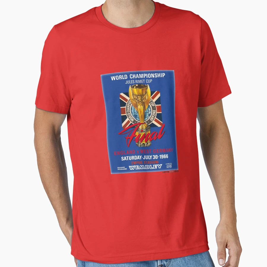 World Cup 1966 Final Program T-Shirt - Unique Graphic for Adults - T-Shirt, Sweatshirt, Hoodie