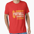 Playoffs Fan Kansas City Football Champions T-Shirt - Graphic Print Unisex - T-Shirt, Sweatshirt, Hoodie
