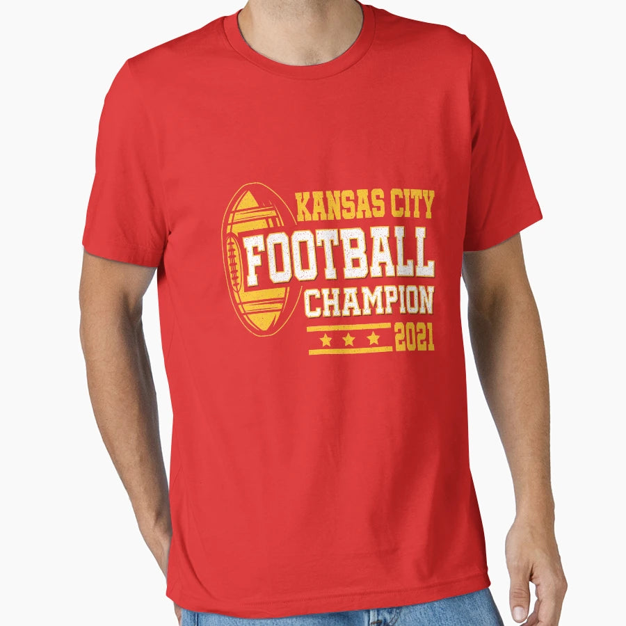 Playoffs Fan Kansas City Football Champions T-Shirt - Graphic Print Unisex - T-Shirt, Sweatshirt, Hoodie